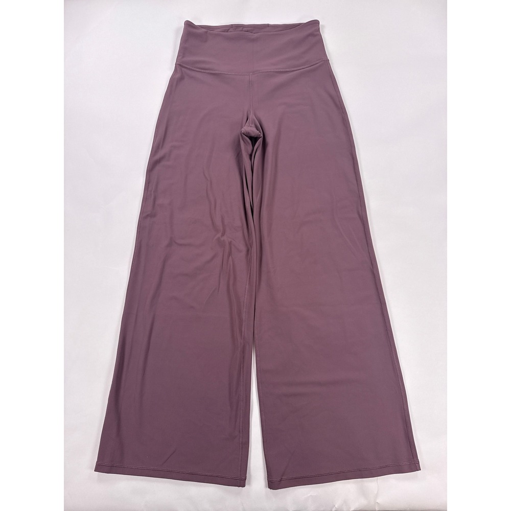 Athleta Elation Wide Leg Pant Medium Spiced Cabernet Purple High Rise Yoga